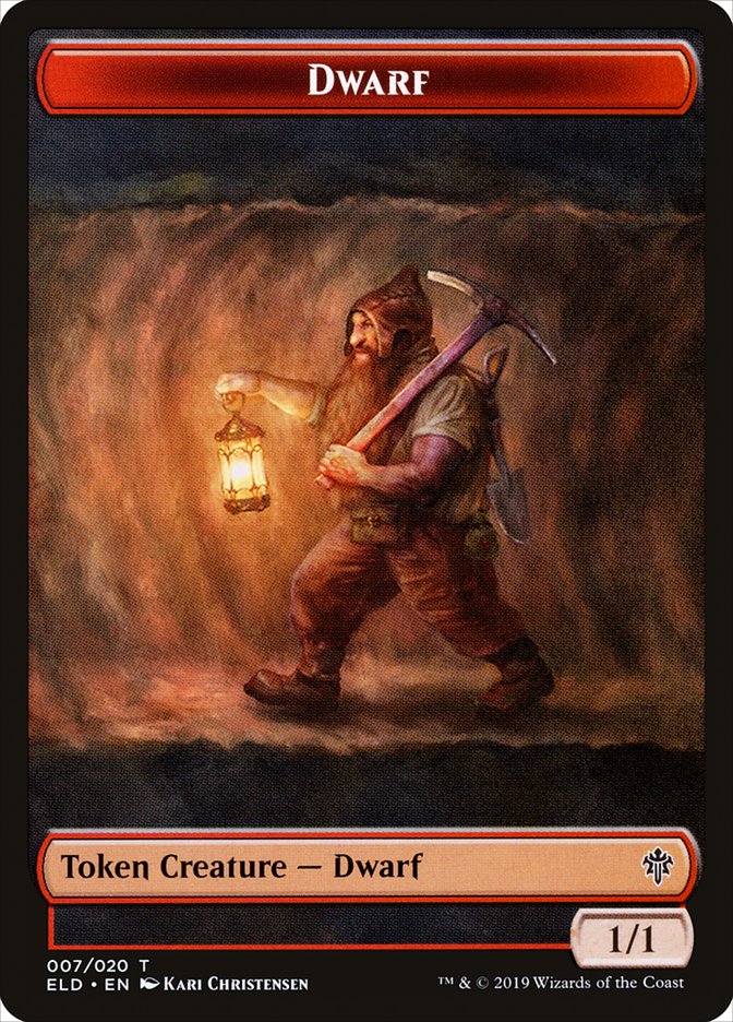 Dwarf [Throne of Eldraine Tokens] | Cracking-Singles