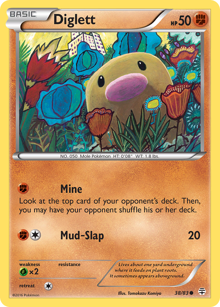 Diglett (38/83) [XY: Generations] | Cracking-Singles