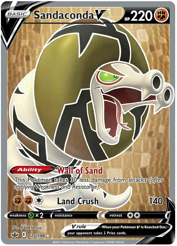 Sandaconda V (175/198) [Sword & Shield: Chilling Reign] | Cracking-Singles