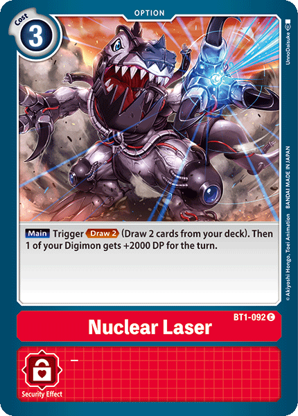 Nuclear Laser [BT1-092] [Release Special Booster Ver.1.0] | Cracking-Singles