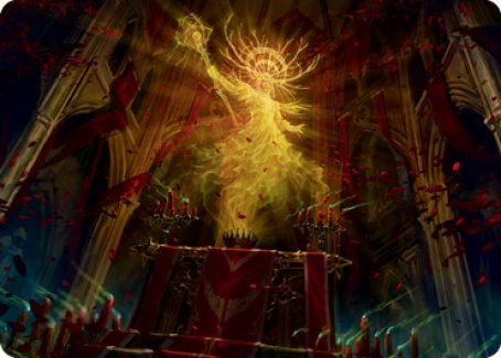 Katilda, Dawnhart Martyr Art Card [Innistrad: Crimson Vow Art Series] | Cracking-Singles