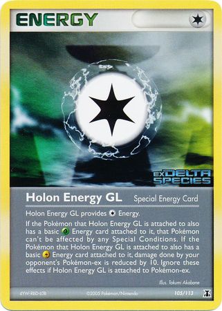 Holon Energy GL (105/113) (Stamped) [EX: Delta Species] | Cracking-Singles