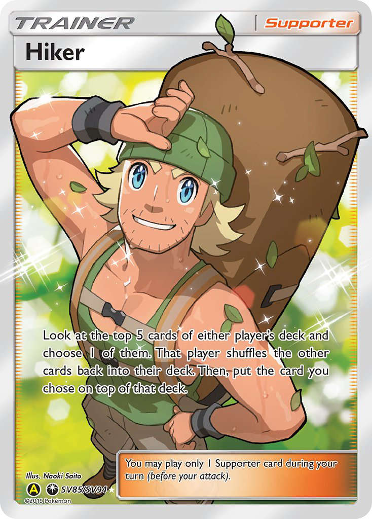 Hiker (SV85/SV94) [Sun & Moon: Hidden Fates - Shiny Vault] | Cracking-Singles