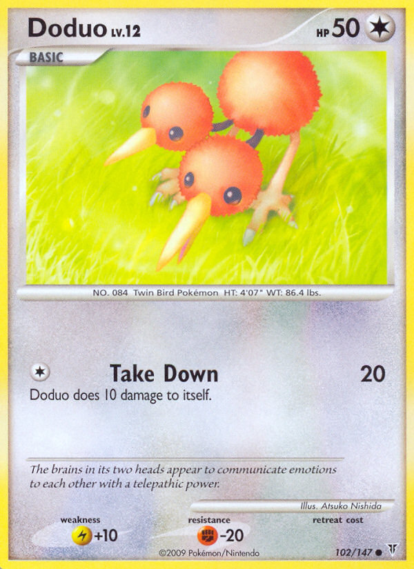 Doduo (102/147) [Platinum: Supreme Victors] | Cracking-Singles