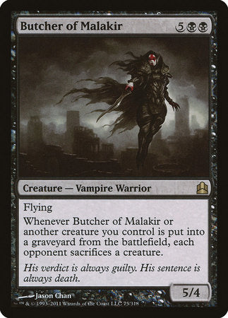 Butcher of Malakir [Commander 2011] | Cracking-Singles