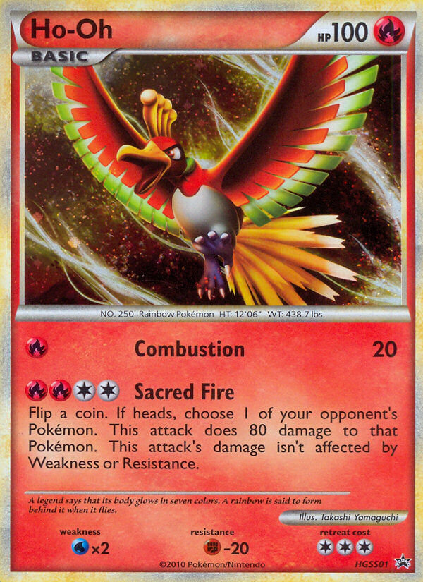 Ho-Oh (HGSS01) [HeartGold & SoulSilver: Black Star Promos] | Cracking-Singles