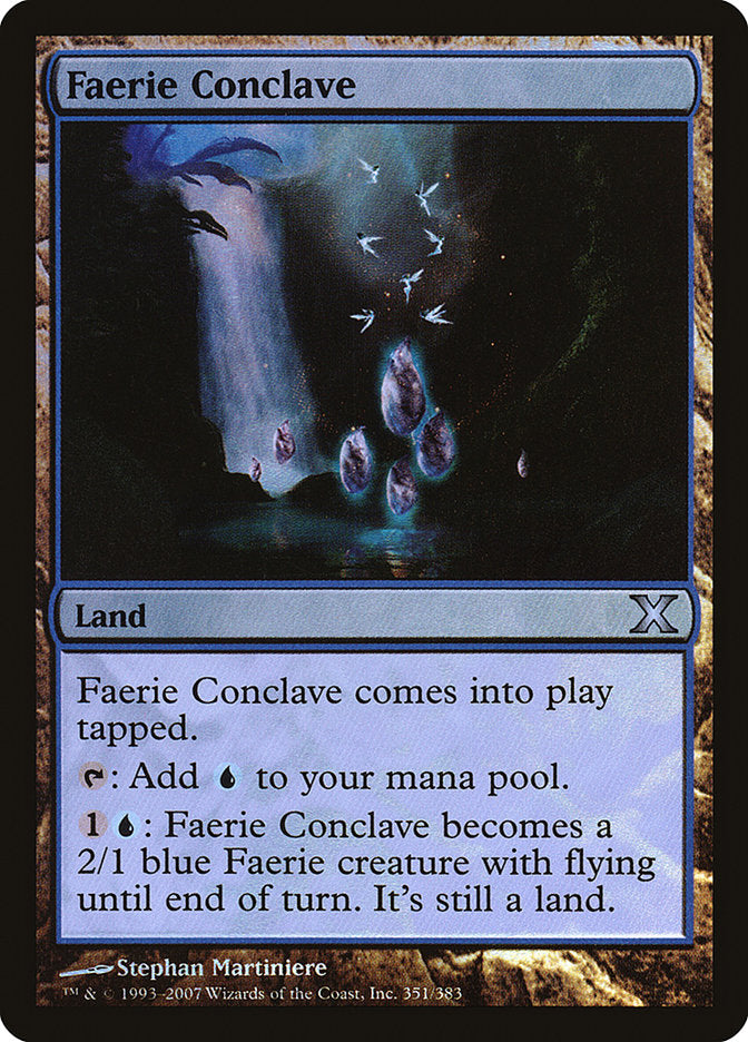 Faerie Conclave (Premium Foil) [Tenth Edition] | Cracking-Singles