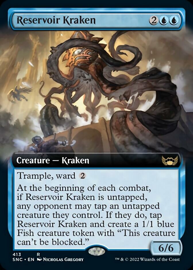 Reservoir Kraken (Extended Art) [Streets of New Capenna] | Cracking-Singles