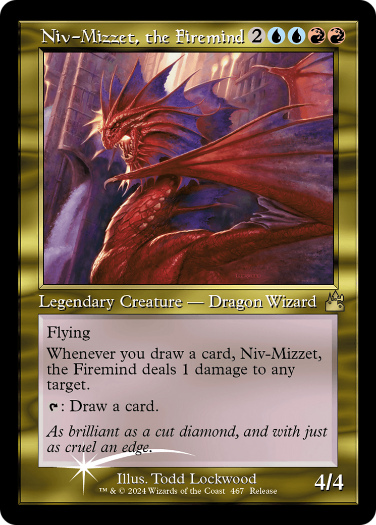 Niv-Mizzet, the Firemind (Retro Frame) [Ravnica Remastered] | Cracking-Singles