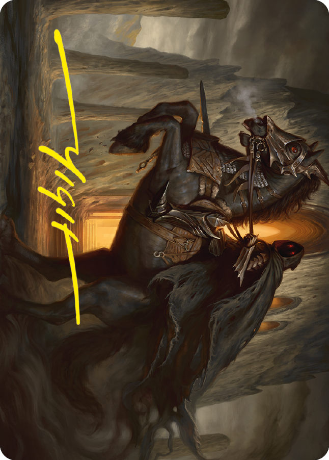 Nazgul Art Card (Gold-Stamped Signature) [The Lord of the Rings: Tales of Middle-earth Art Series] | Cracking-Singles