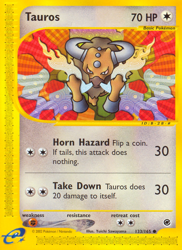 Tauros (133/165) [Expedition: Base Set] | Cracking-Singles