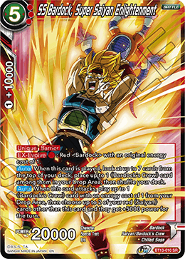 SS Bardock, Super Saiyan Enlightenment [BT13-010] | Cracking-Singles