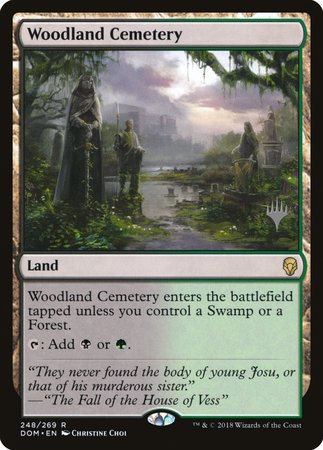 Woodland Cemetery [Dominaria Promos] | Cracking-Singles