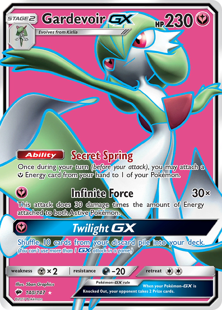 Gardevoir GX (140/147) [Sun & Moon: Burning Shadows] | Cracking-Singles