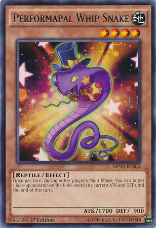 Performapal Whip Snake [MP15-EN062] Rare | Cracking-Singles