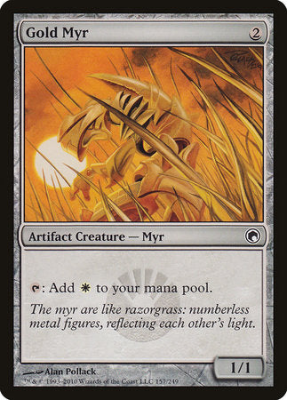 Gold Myr [Scars of Mirrodin] | Cracking-Singles