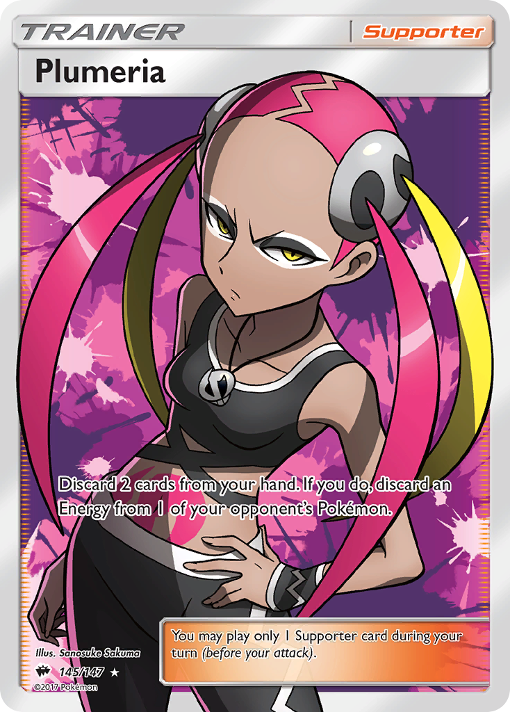 Plumeria (145/147) [Sun & Moon: Burning Shadows] | Cracking-Singles