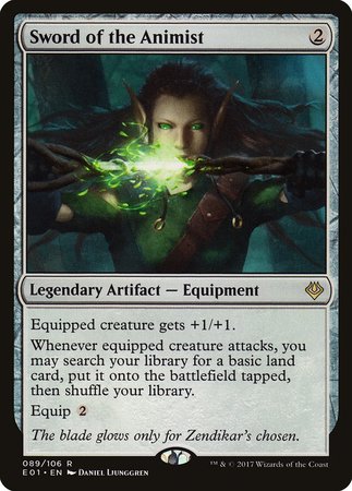 Sword of the Animist [Archenemy: Nicol Bolas] | Cracking-Singles