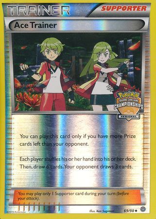 Ace Trainer (69/98) (Regional Championship Promo) [XY: Ancient Origins] | Cracking-Singles