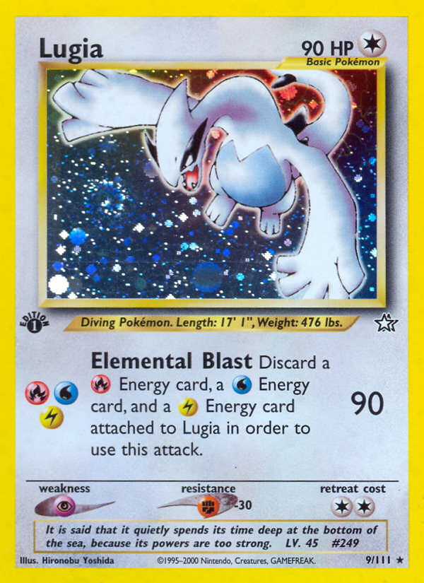 Lugia (9/111) [Neo Genesis 1st Edition] | Cracking-Singles