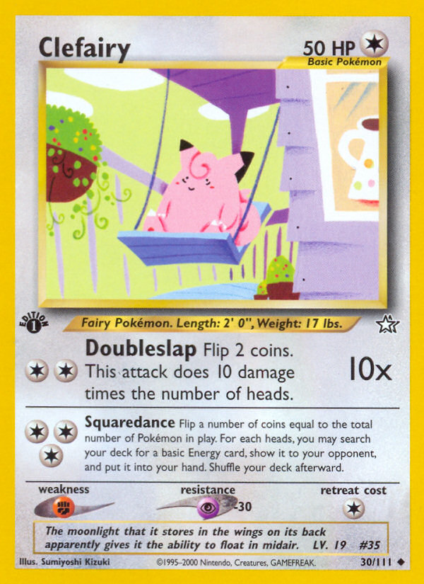 Clefairy (30/111) [Neo Genesis 1st Edition] | Cracking-Singles