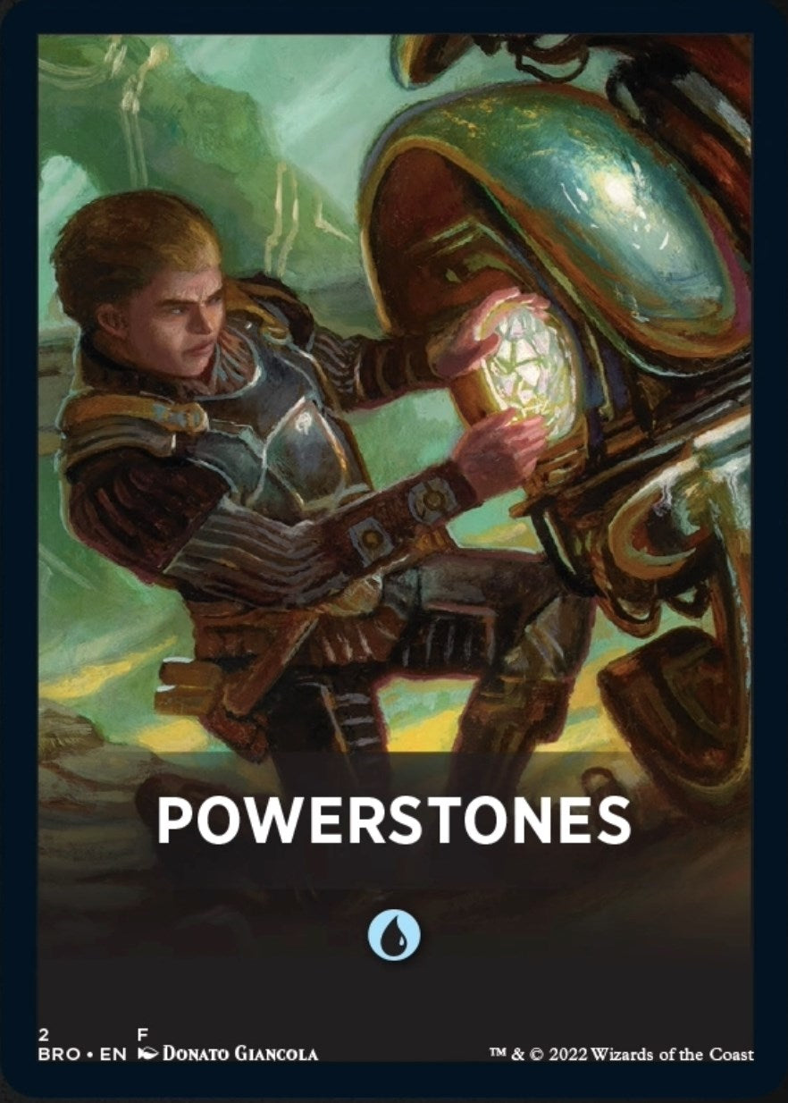 Powerstones Theme Card [The Brothers' War Tokens] | Cracking-Singles