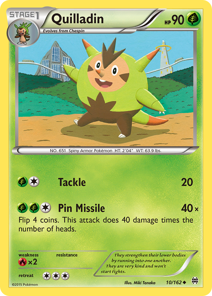 Quilladin (10/162) [XY: BREAKthrough] | Cracking-Singles