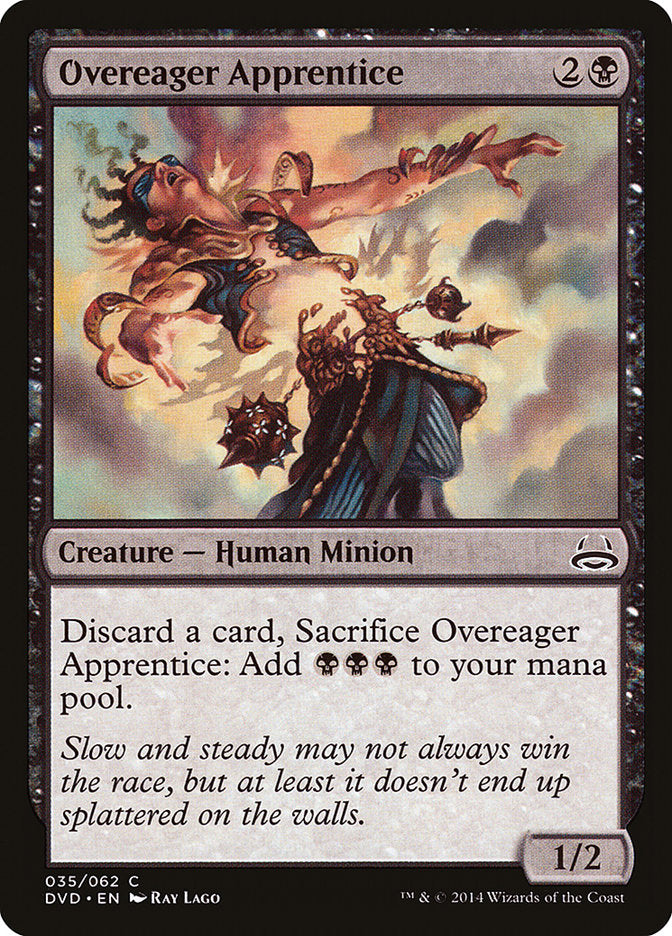 Overeager Apprentice (Divine vs. Demonic) [Duel Decks Anthology] | Cracking-Singles