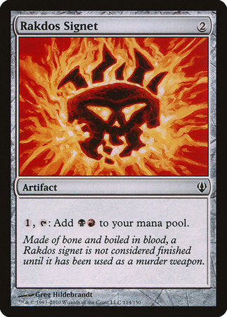 Rakdos Signet [Archenemy] | Cracking-Singles