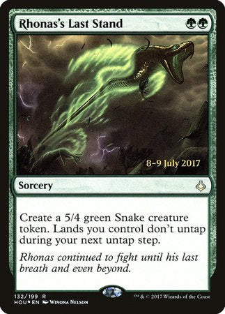 Rhonas's Last Stand [Hour of Devastation Promos] | Cracking-Singles