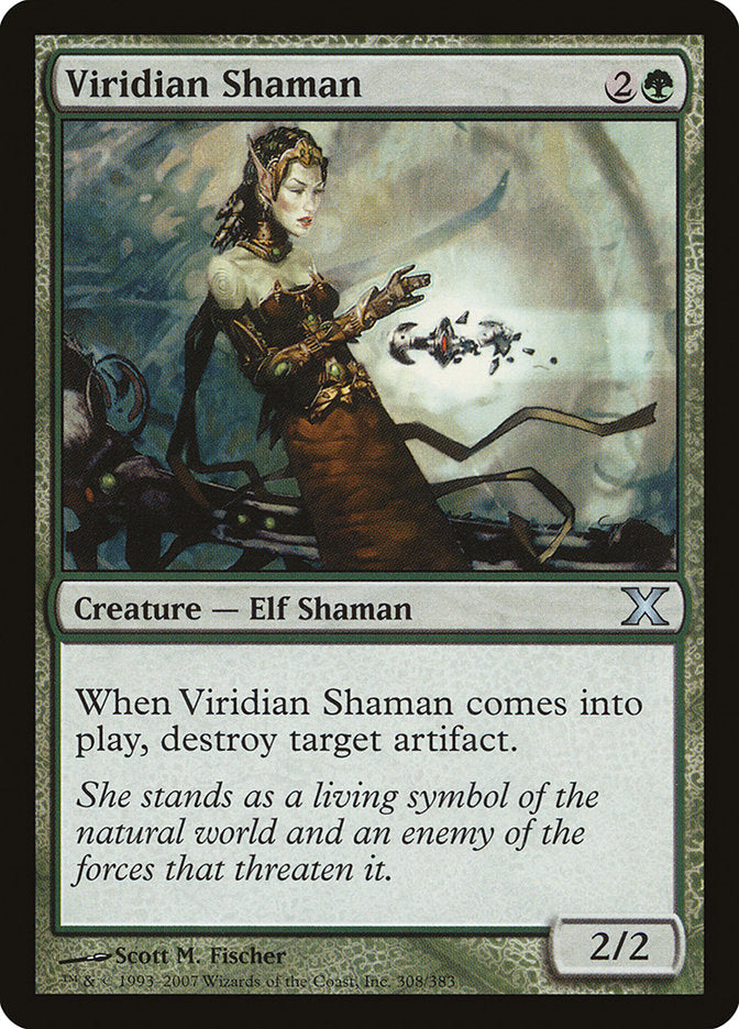 Viridian Shaman [Tenth Edition] | Cracking-Singles