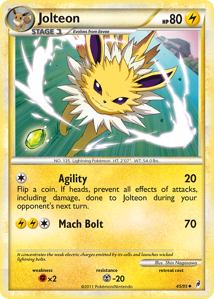 Jolteon (45/95) [HeartGold & SoulSilver: Call of Legends] | Cracking-Singles