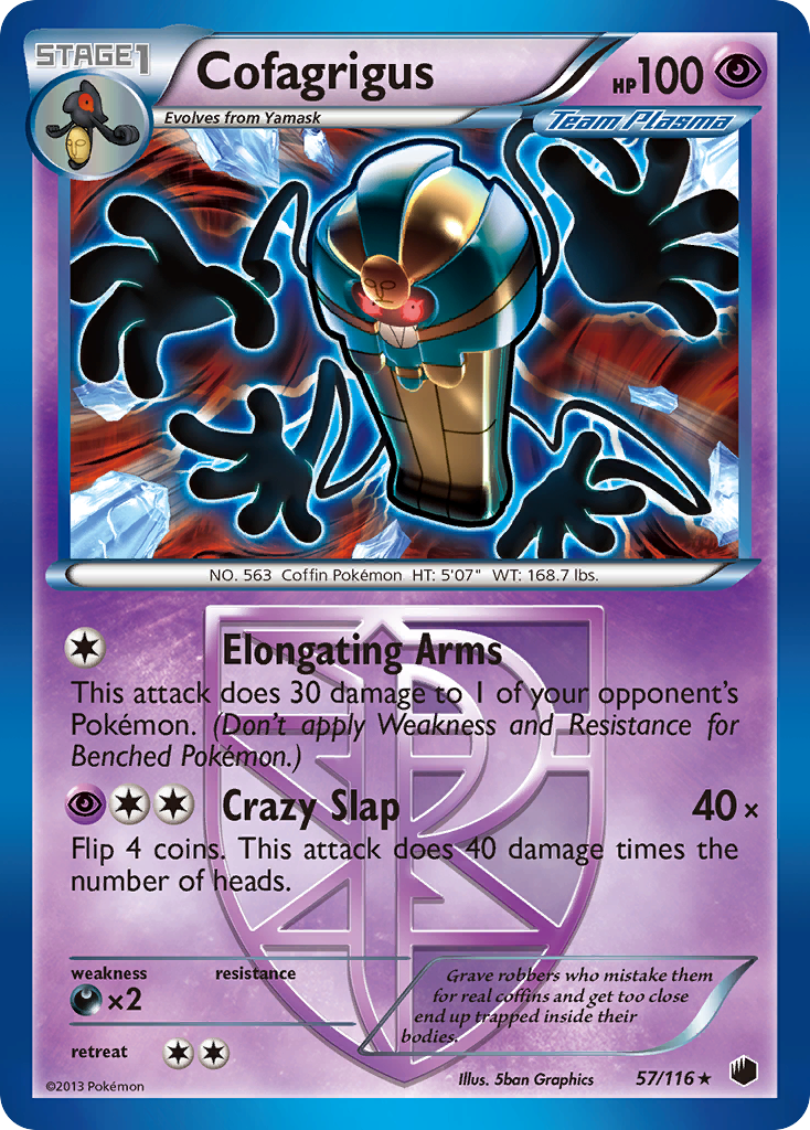 Cofagrigus (57/116) [Black & White: Plasma Freeze] | Cracking-Singles