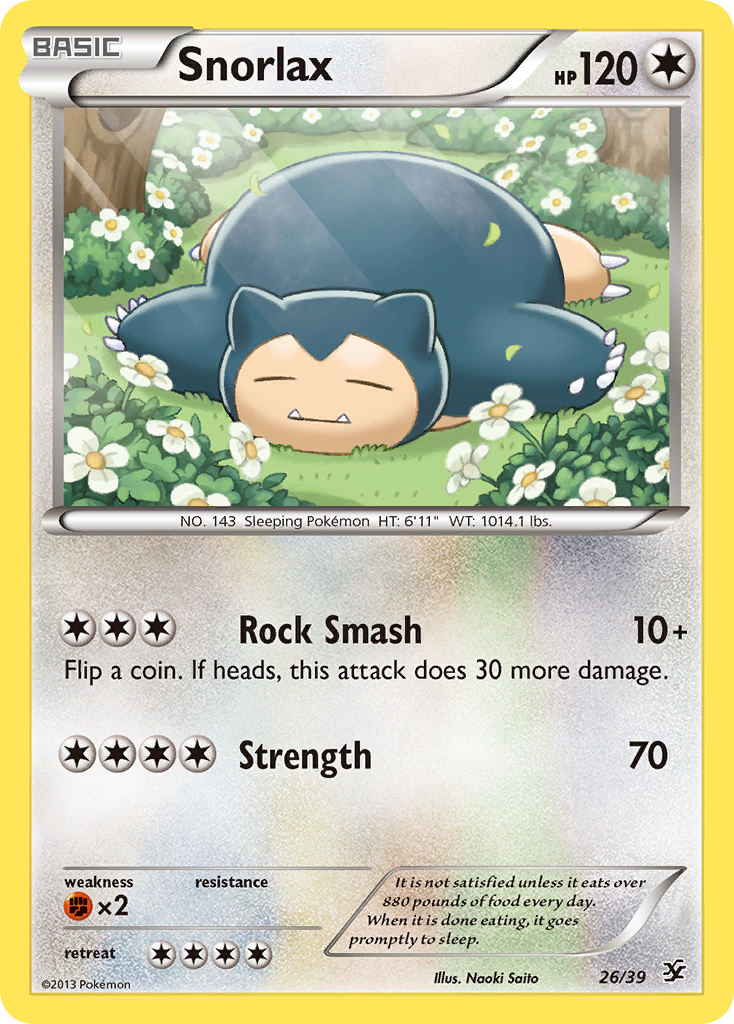 Snorlax (26/39) [XY: Kalos Starter Set] | Cracking-Singles