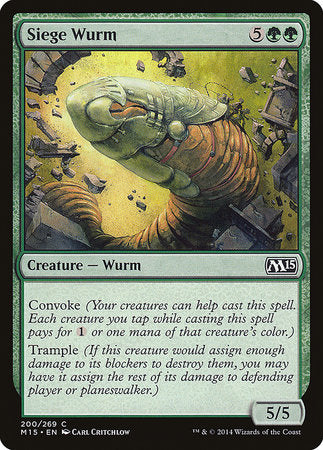 Siege Wurm [Magic 2015] | Cracking-Singles