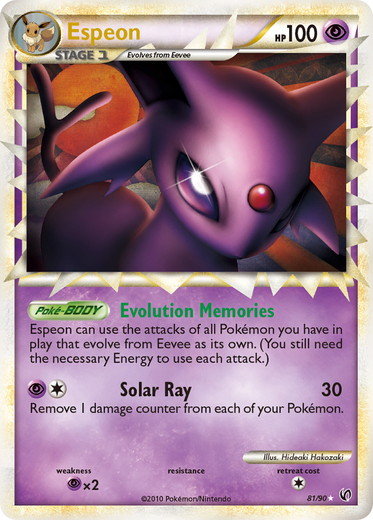 Espeon (81/90) [HeartGold & SoulSilver: Undaunted] | Cracking-Singles