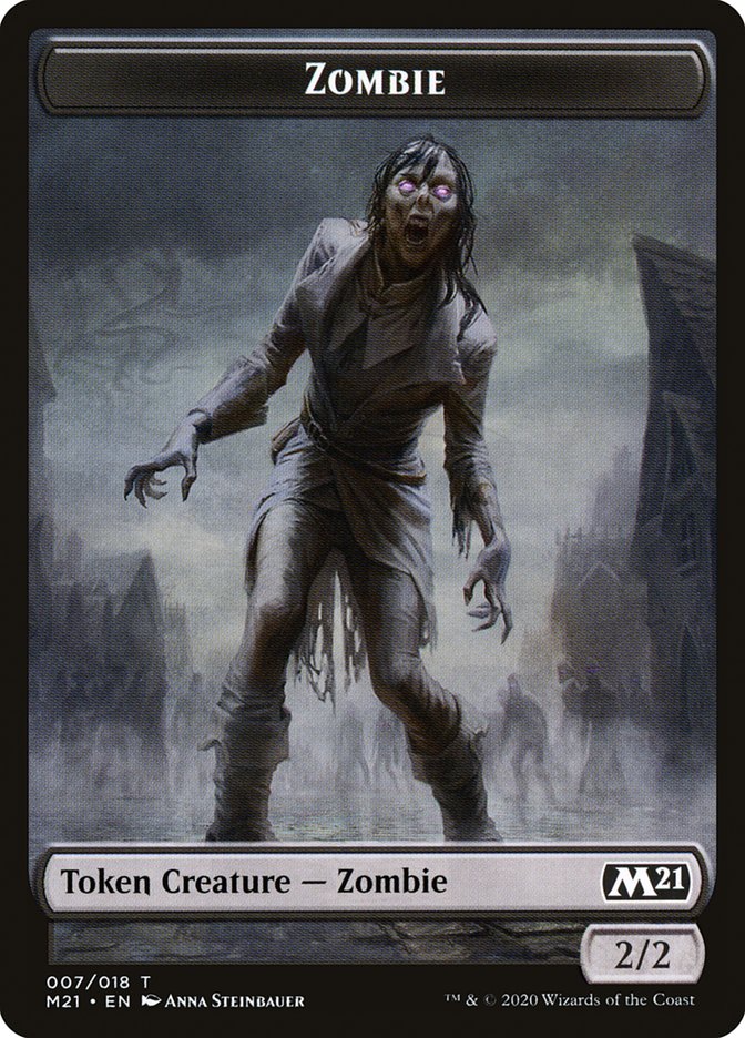 Zombie Token [Core Set 2021] | Cracking-Singles