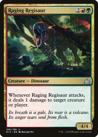 Raging Regisaur [Rivals of Ixalan] | Cracking-Singles