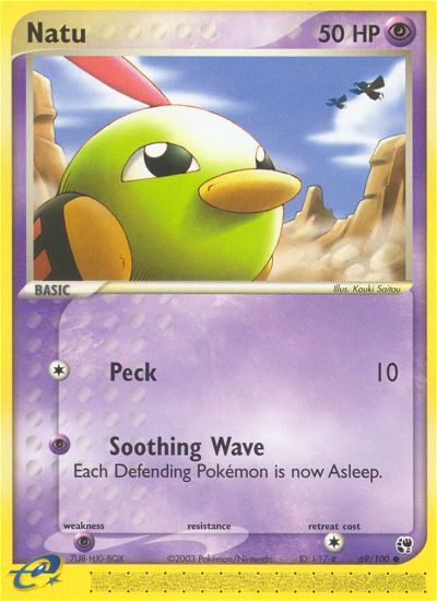 Natu (69/100) [EX: Sandstorm] | Cracking-Singles