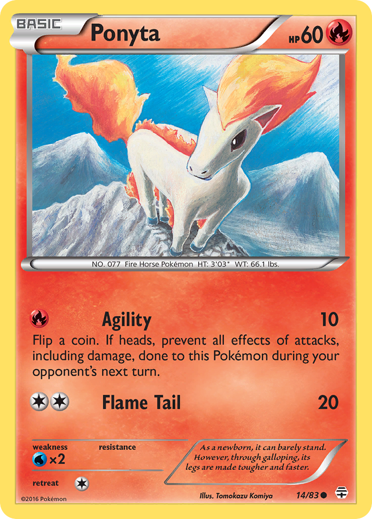 Ponyta (14/83) [XY: Generations] | Cracking-Singles