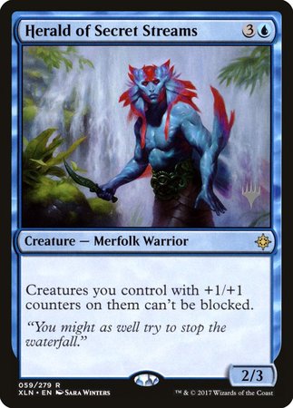 Herald of Secret Streams [Ixalan Promos] | Cracking-Singles