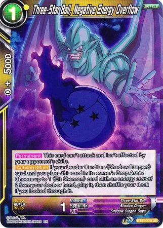 Three-Star Ball, Negative Energy Overflow [BT11-115] | Cracking-Singles