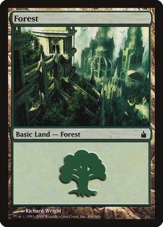 Forest (306) [Ravnica: City of Guilds] | Cracking-Singles