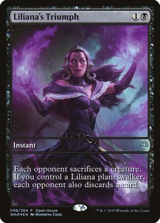 Liliana's Triumph [War of the Spark Promos] | Cracking-Singles