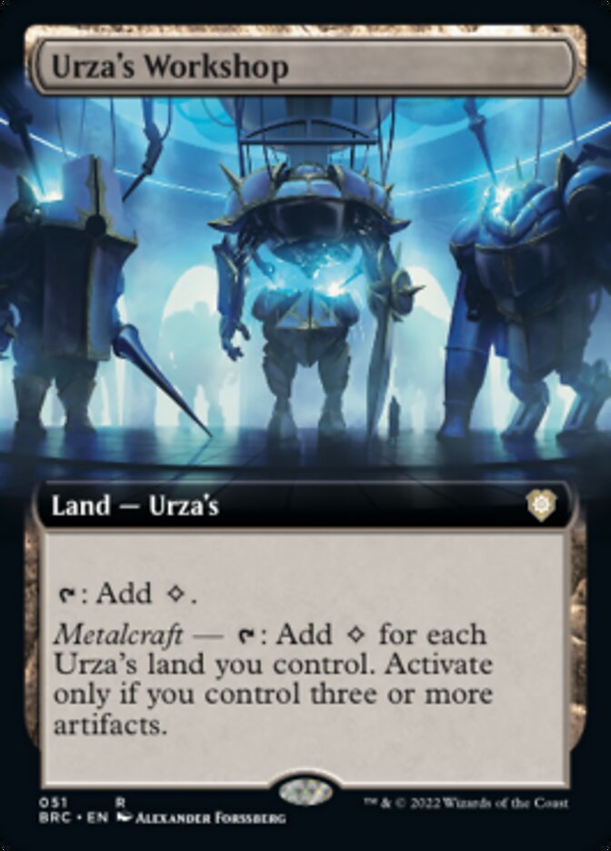 Urza's Workshop (Extended Art) [The Brothers' War Commander] | Cracking-Singles