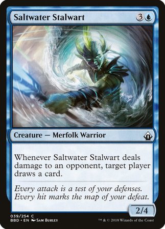 Saltwater Stalwart [Battlebond] | Cracking-Singles