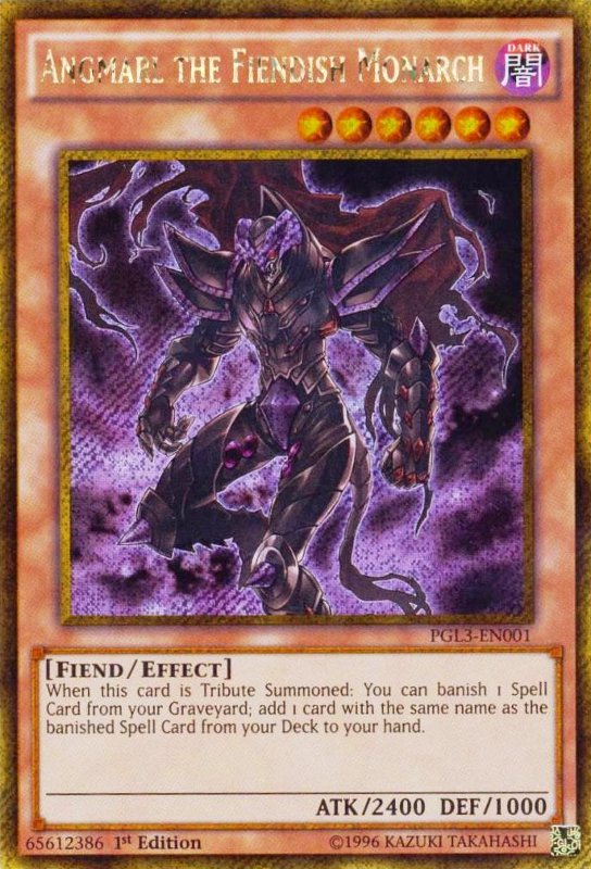 Angmarl the Fiendish Monarch [PGL3-EN001] Gold Secret Rare | Cracking-Singles