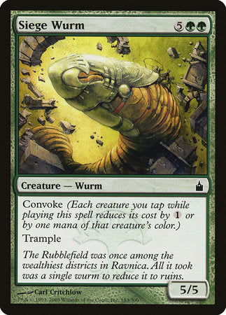 Siege Wurm [Ravnica: City of Guilds] | Cracking-Singles