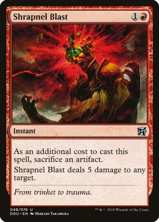 Shrapnel Blast [Duel Decks: Elves vs. Inventors] | Cracking-Singles