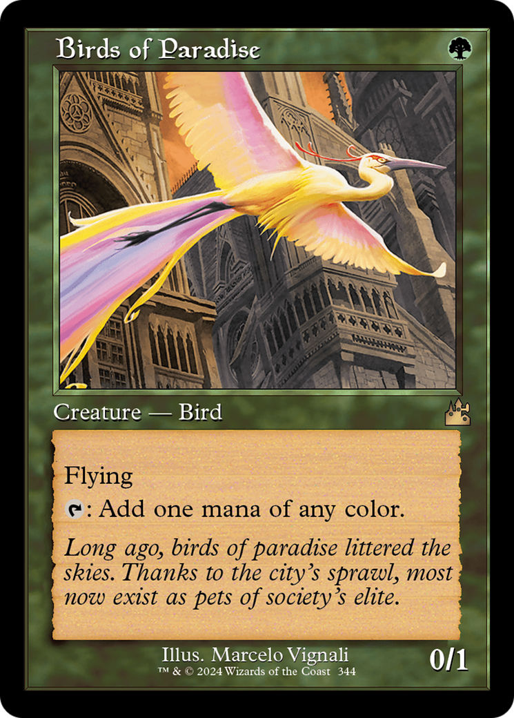 Birds of Paradise (Retro) [Ravnica Remastered] | Cracking-Singles